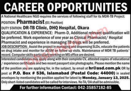 private jobs in pakistan